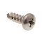 Prime-Line Sheet Metal Screw, Self-Tap Pan Head Phil Dr No. 10 X 5/8in 18-8 Stainless Steel 100PK 9020232 - alternate 1